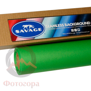 Savage (46-12) Tech Green фон бумажный 2,7x11 м зеленый хромакей