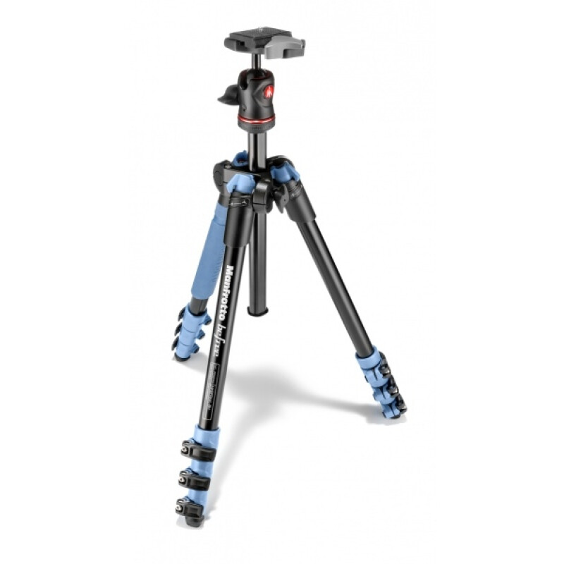 Manfrotto MKBFRA4L-BH Befree штатив и шаровая головка для фотокамеры синего цвета