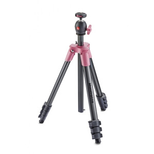 Manfrotto MKCOMPACTLT-PK Compact Light штатив с шаровой головкой для фотокамеры (розовый)