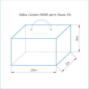 Cullmann MADRID sports Maxima 125+ Cyan/Grau сумка для фотооборудования