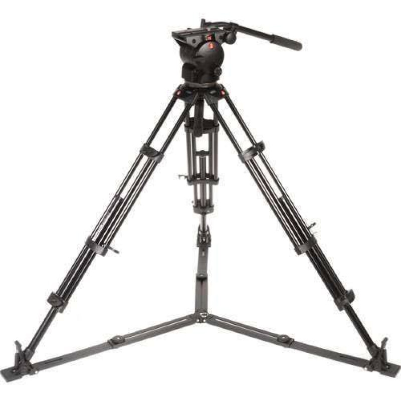Manfrotto 526,545GBK-1 штатив с видеоголовкой 526 для видеокамеры