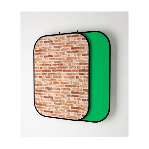 Grifon DC-1521BG фон двусторонний красный кирпич-зеленый 150х210 cм