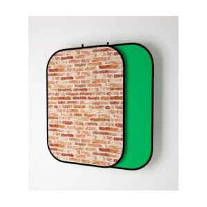 Grifon DC-1521BG фон двусторонний красный кирпич-зеленый 150х210 cм