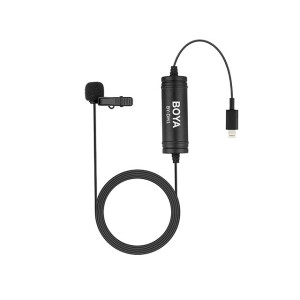 Boya BY-DM1 петличный микрофон для смартфонов и планшетов Apple