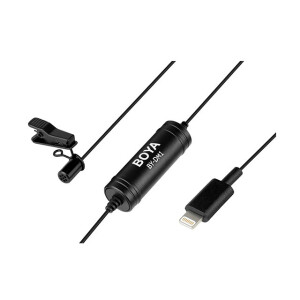 Boya BY-DM1 петличный микрофон для смартфонов и планшетов Apple