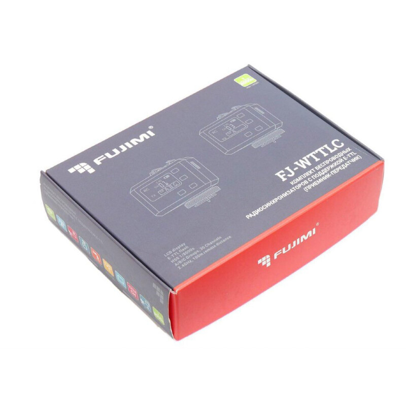 Fujimi FJ-WTTLC комплект радиосинхронизаторов с поддержкой E-TTL (приемник-передатчик) 1/8000 с