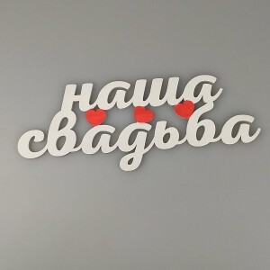 Fotokvant PRI-005 Наша свадьба 30x12 см