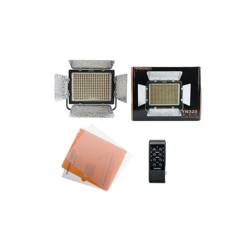 YongNuo YN320 осветитель светодиодный со сменной температурой 3200-5500K