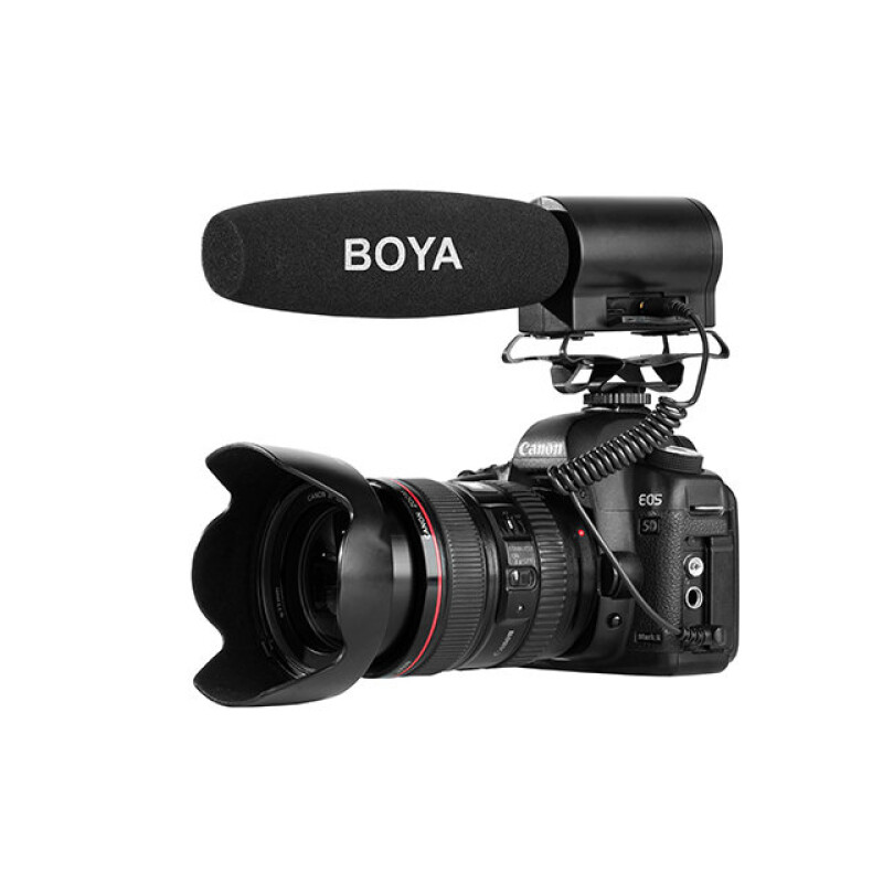 Boya BY-DMR7 микрофон пушка для DSLR камер и видеокамер