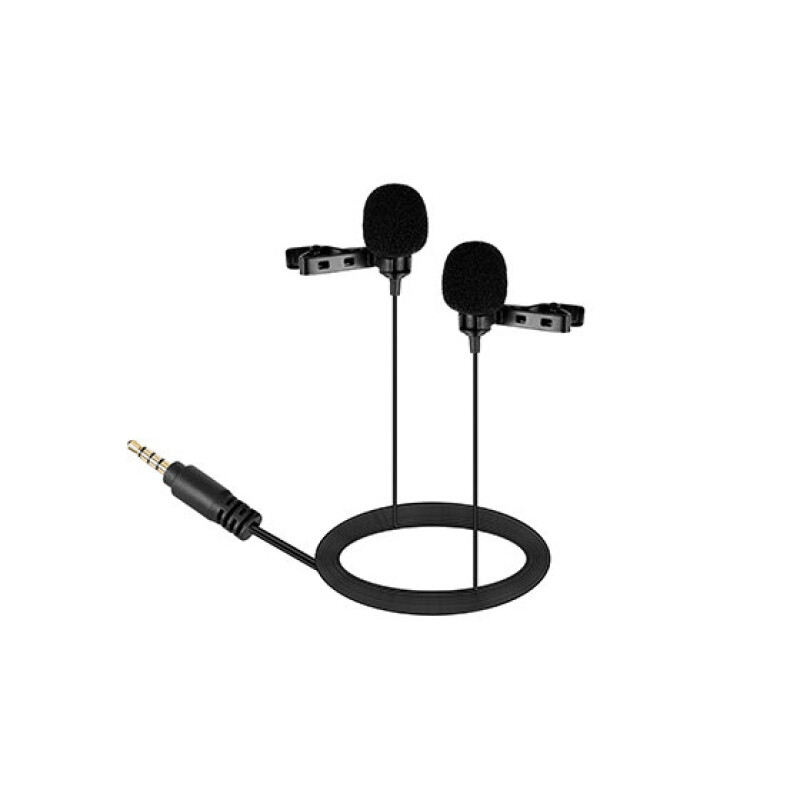 Boya BY-LM400 двойной петличный конденсаторный микрофон для смартфона