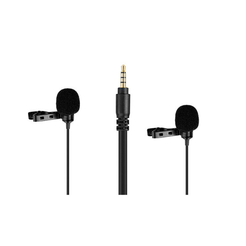 Boya BY-LM400 двойной петличный конденсаторный микрофон для смартфона