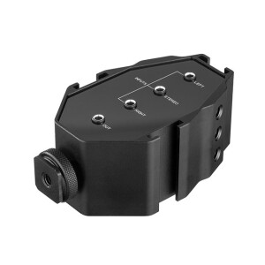 Boya BY-MP4 двухканальный аудиоадаптер для смартфонов, DSLR камер и видеокамер (Микшер)