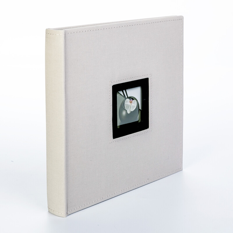 Walther FA-209-D B&W фотоальбом 50 черных страниц 26x25 серый