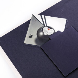 Walther FA-209-D B&amp;W фотоальбом 50 черных страниц 26x25 серый