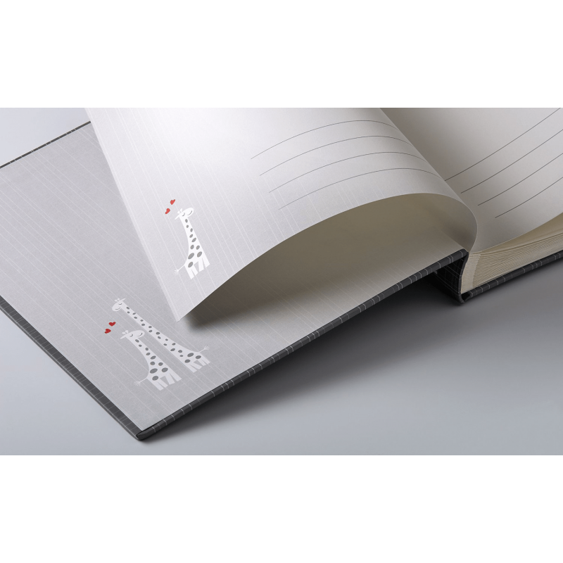 Walther UK-143 Little Darling фотоальбом детский 50 белых страниц 28x30,5 серый