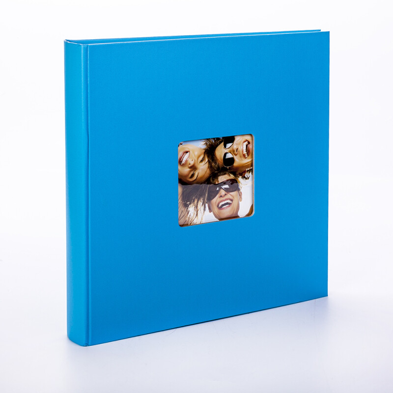 Walther SK-110-U Fun фотоальбом 50 магнитных страниц 33x34 голубой