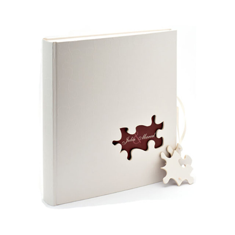 Walther UH-173 Puzzle фотоальбом свадьба 60 белых страниц 28x30.5 кремовый