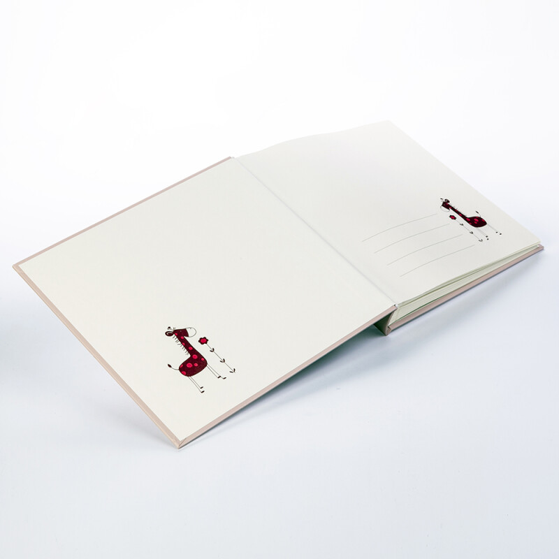 Walther UK-148-R Baby animal фотоальбом детский 50 белых страниц 28x25 розовый