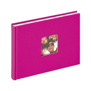 Walther FA-207-Q Fan Trend фотоальбом 40 белых страниц 22x16 розовый