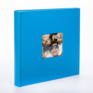 Walther FA-208-U Fun Trend фотоальбом 100 белых страниц 30x30 голубой