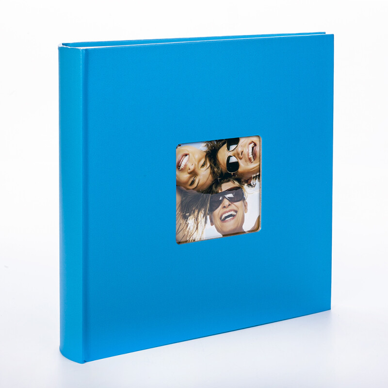 Walther FA-208-U Fun Trend фотоальбом 100 белых страниц 30x30 голубой