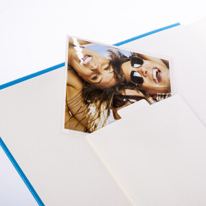 Walther FA-208-U Fun Trend фотоальбом 100 белых страниц 30x30 голубой