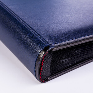 Henzo 11099 Gran Cara фотоальбом 80 черных страниц 34.5x43 синий