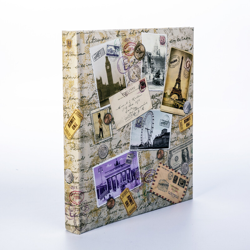 Henzo 11301 City Travel фотоальбом 60 белых страниц 28x30.5 бежевый