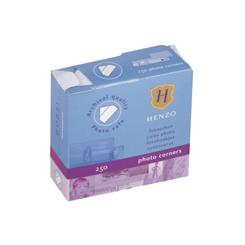 Henzo 18308 уголки белые 250 шт.