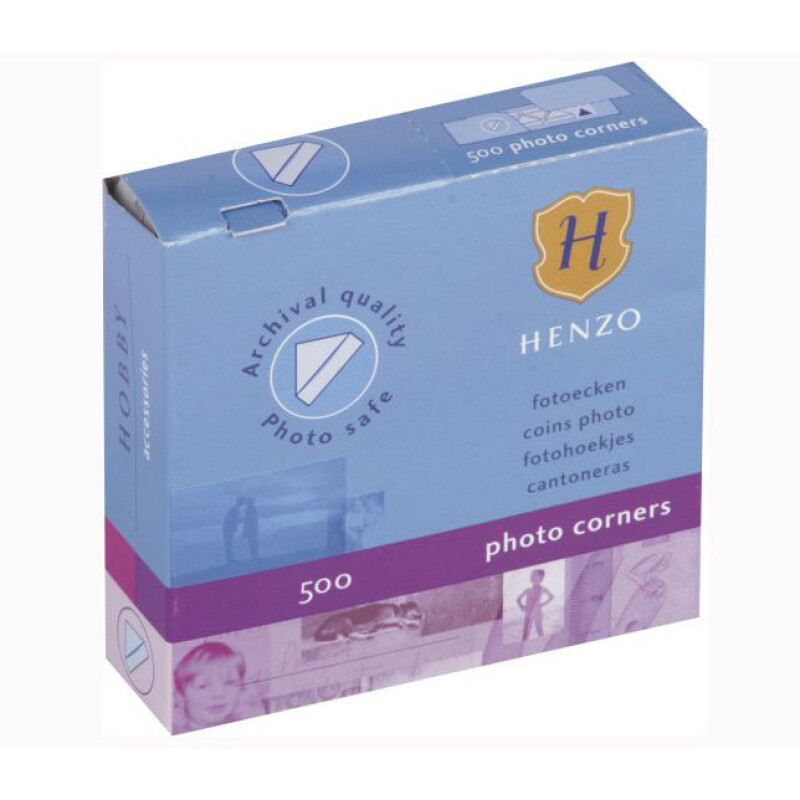 Henzo 18312 уголки прозрачные 500 шт.