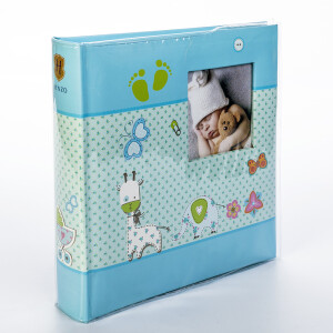 Henzo 98406 Baby Moments фотоальбом детский на 200 фото 10x15 голубой