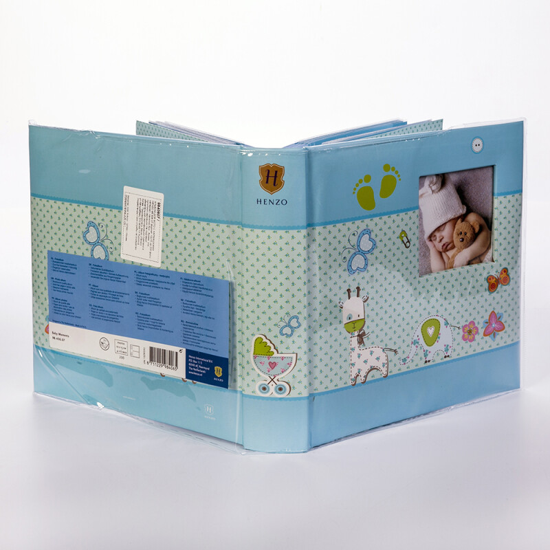 Henzo 98406 Baby Moments фотоальбом детский на 200 фото 10x15 голубой