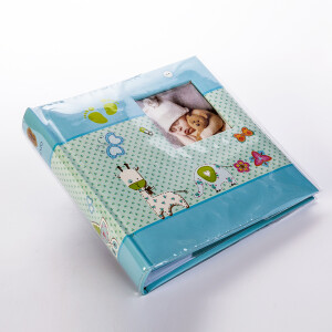 Henzo 98406 Baby Moments фотоальбом детский на 200 фото 10x15 голубой
