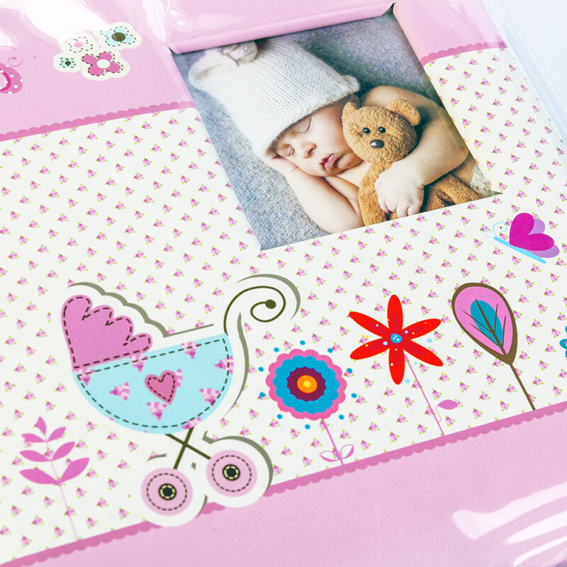 Henzo 98406 Baby Moments фотоальбом детский на 200 фото 10x15 розовый