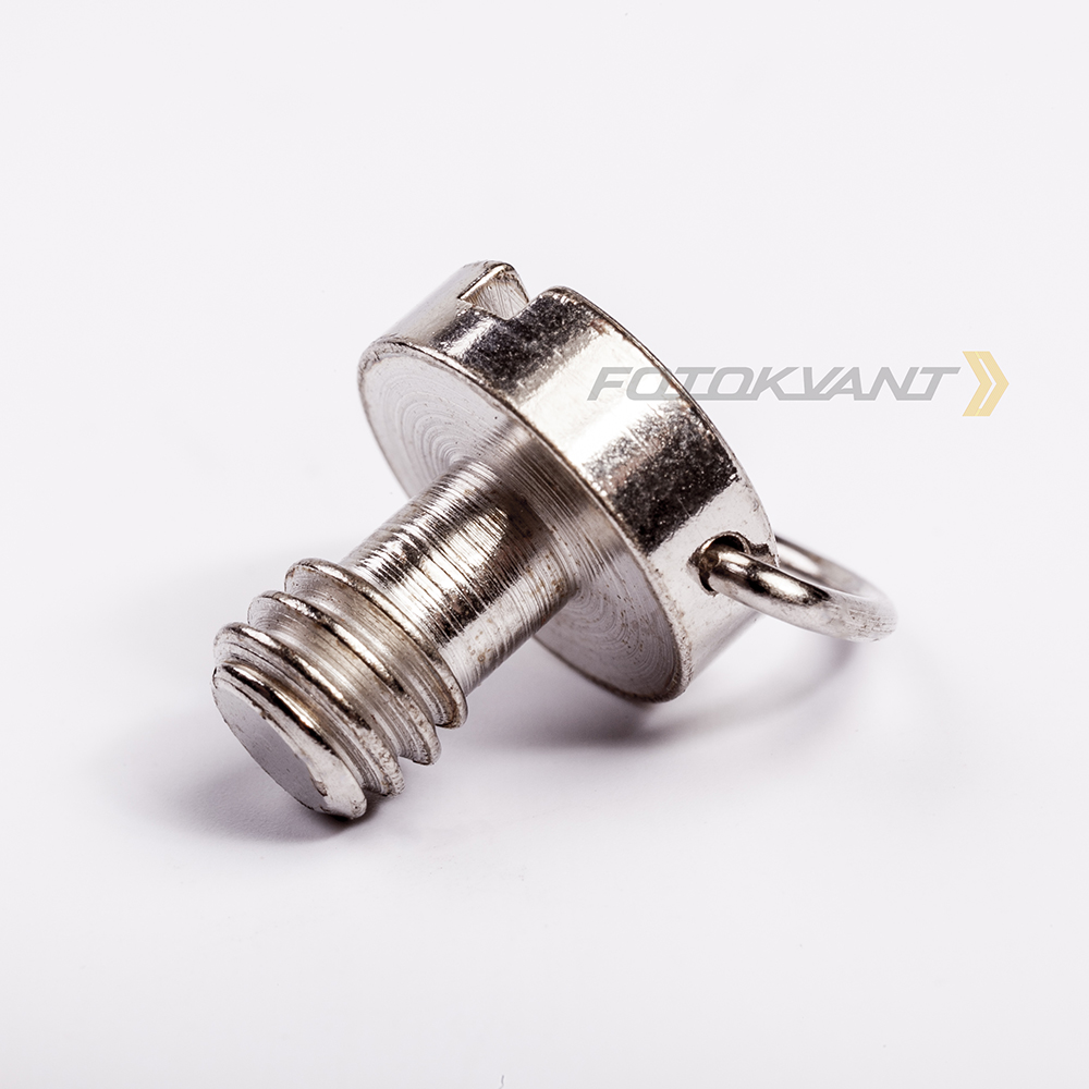 Fotokvant FLH-45 складной винт для крепления камеры 1/4" с ушком на штативы и моноподы Fotokvant FLH-45 складной винт для крепления камеры 1/4" с ушком на штативы и моноподы
