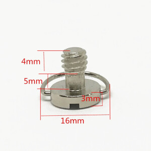 Fotokvant FLH-45 складной винт для крепления камеры 1/4&quot; с ушком на штативы и моноподы