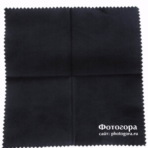 Fotokvant CLS-01 салфетка из микрофибры черная 15х15 см