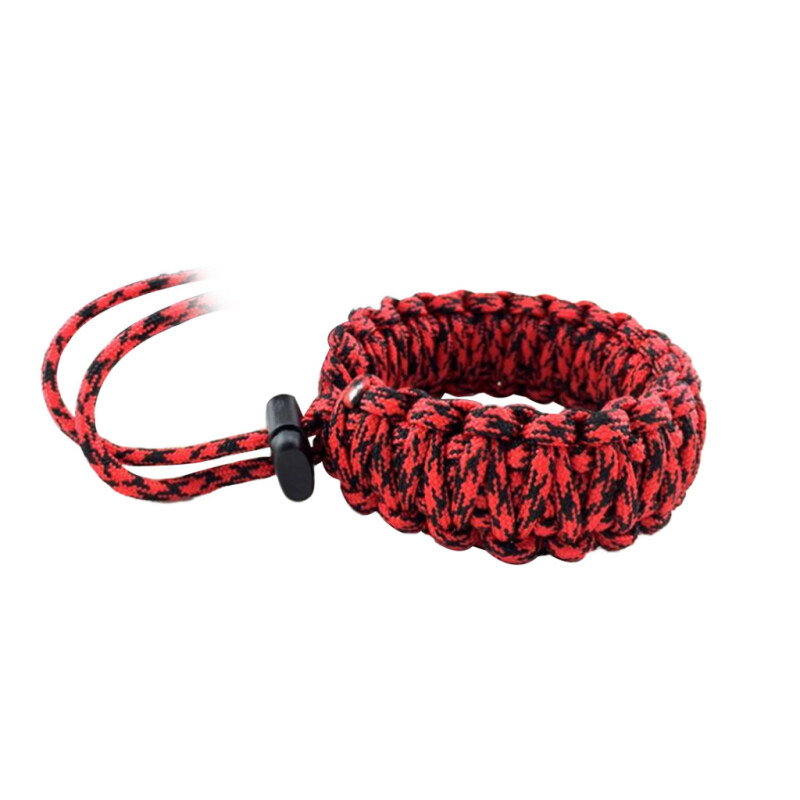 Fotokvant STR-01 ремень для фотоаппарата кистевой красно-черный