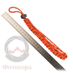 Fotokvant STR-01 ремень для фотоаппарата кистевой красно-черный