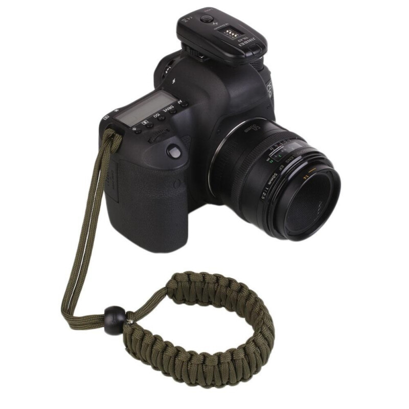 Fotokvant STR-02 ремень для фотоаппарата кистевой зеленый