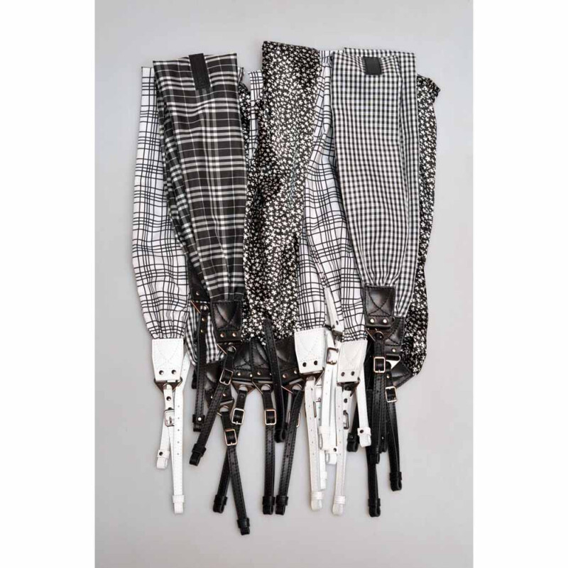 Darkroom стильный женский ремень для фотоаппарата крупная белая клетка