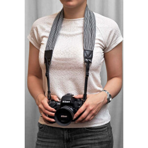 Darkroom стильный женский ремень для фотоаппарата мелкая белая клетка