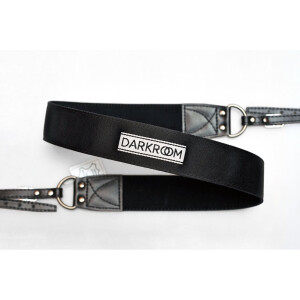 Darkroom стильный ремень для фотоаппарата черный атласный ширина 40 мм