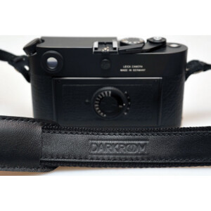 Darkroom стильный ремень для фотоаппарата черный с кожаной вставкой ширина 30 мм