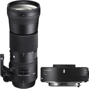 Sigma AF 150-600 mm Cont. NIKON объектив + телеконвертер TC-1401