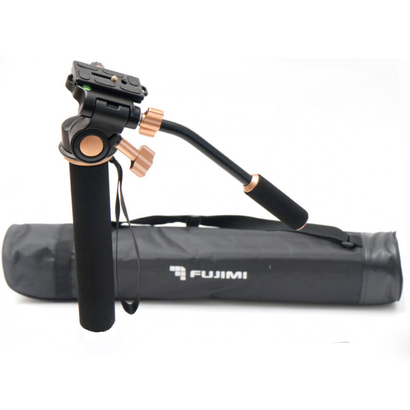 Fujimi FM333LH алюминиевый монопод 166 см с 3-точечным упором и видеоголовой