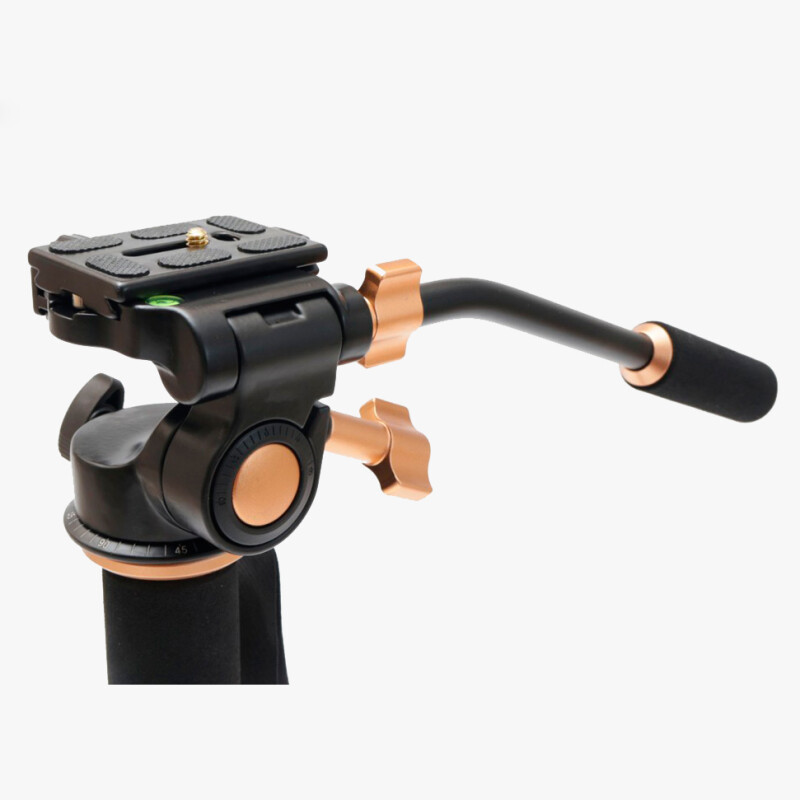 Fujimi FM333LH алюминиевый монопод 166 см с 3-точечным упором и видеоголовой