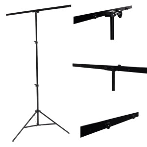 Fotokvant V-2110 перекладина для крепления пластикового или светоотражающего фона со стойкой