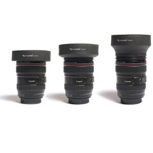 Fujimi FCRH77 трехступенчатая резиновая складная бленда на резьбу 77 мм