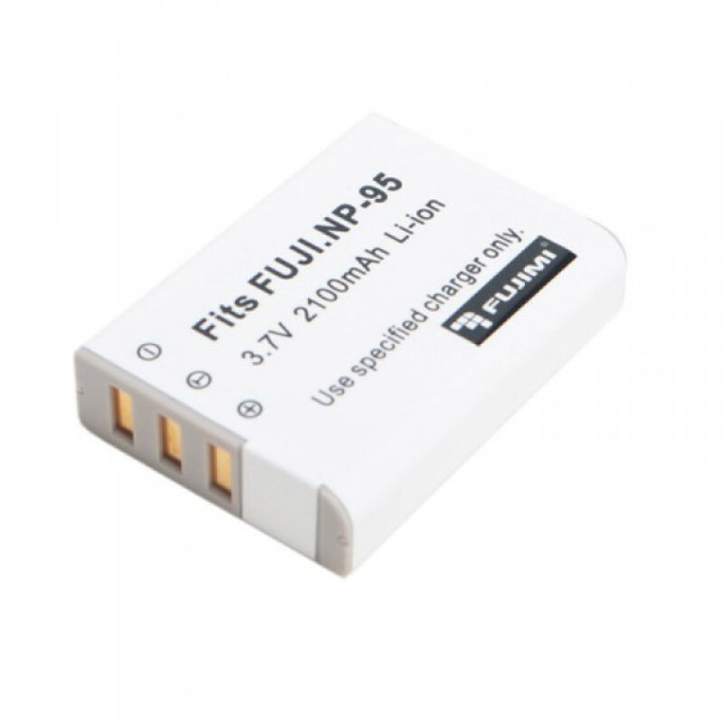 Fujimi NP-95 аккумулятор для цифровых фото- и видеокамер совместим с FUJI X-100/X-S1/100S/100T и др.